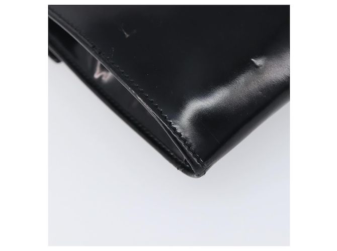 Bolso de hombro PRADA Patent Black Silver Auth bs37116 Negro Plata - vista 18