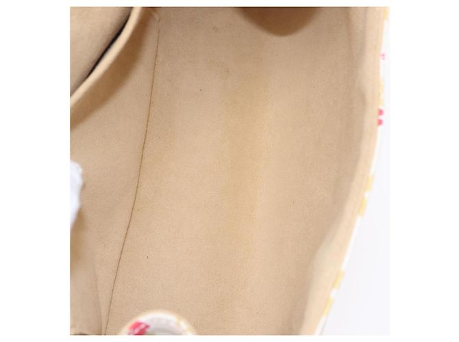LOUIS VUITTON Monogram Cherry Blossom Sac Retro PM Bag M92014 LV Auth BA15759V Blanco - vista 11