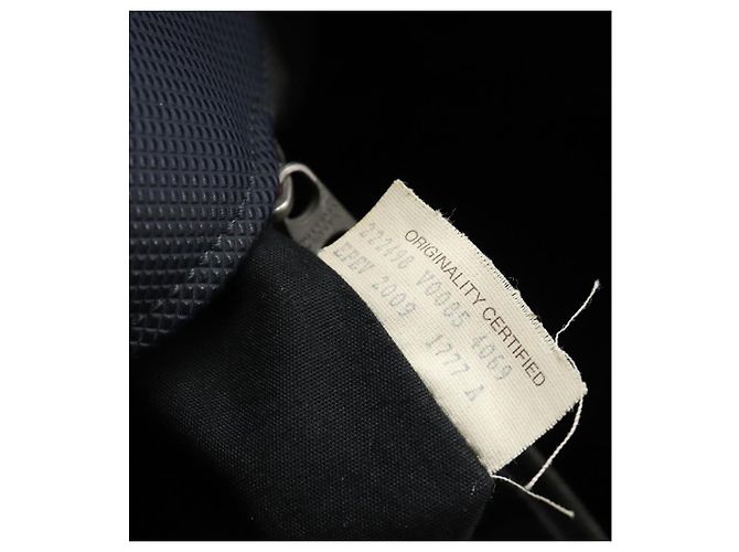 Bolso Tote Bottega Veneta Cuero Navy Silver 222498 Auth bs37507 Plata Azul marino - vista 12