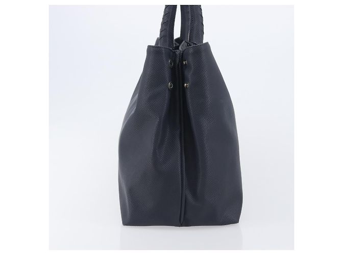 Bolso Tote Bottega Veneta Cuero Navy Silver 222498 Auth bs37507 Plata Azul marino - vista 3