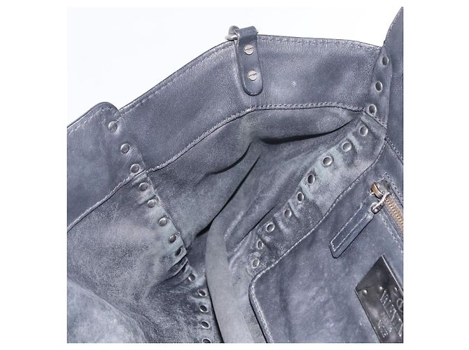 Bolso Valentino Studs de piel 2way Negro Plata Auth ka6536 - vista 26