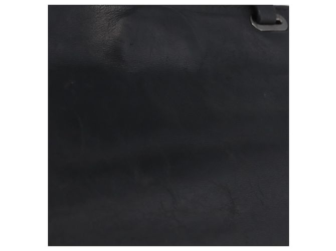 Bolso Valentino Studs de piel 2way Negro Plata Auth ka6536 - vista 3