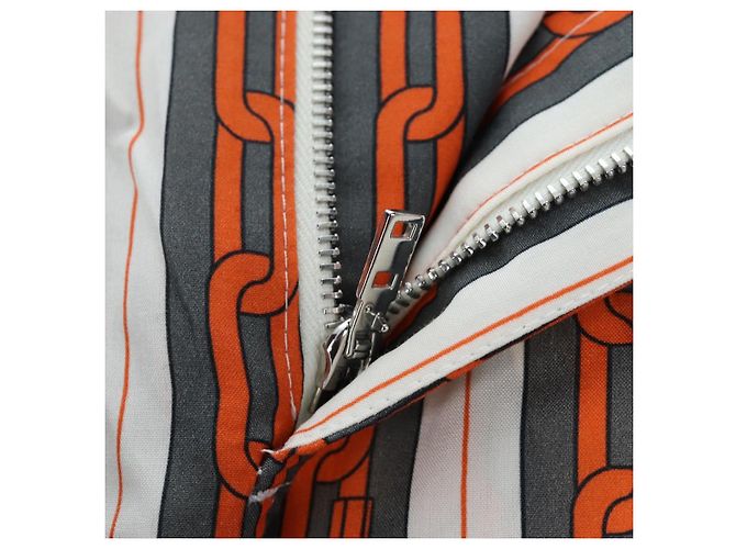 Pantaloni LOUIS VUITTON Cotone 40 Orange LV Auth 206947M Arancione - vista 19