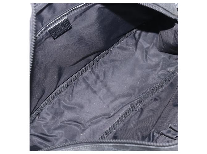 Borsa a mano GUCCI GG Supreme PVC 2way Nero 170058 Auth 204755A - vista 11