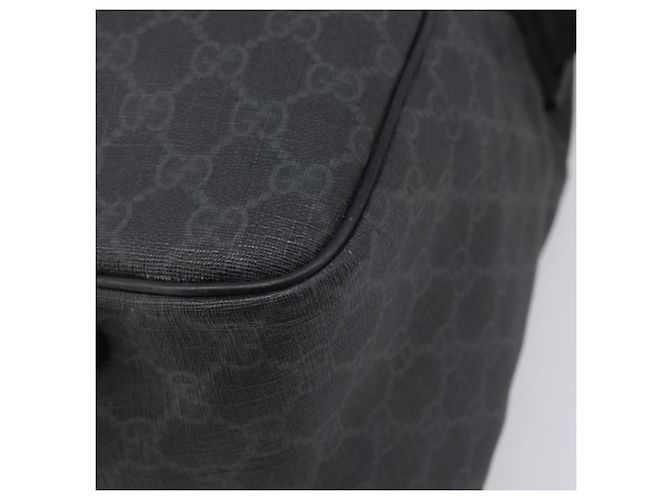 Borsa a mano GUCCI GG Supreme PVC 2way Nero 170058 Auth 204755A - vista 16