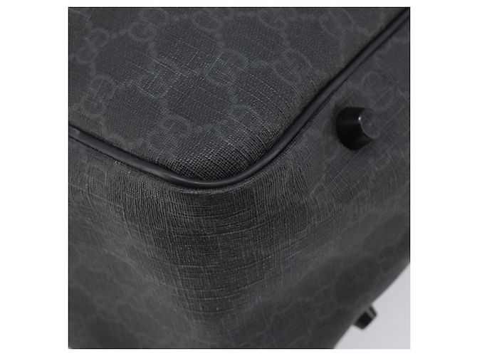 Borsa a mano GUCCI GG Supreme PVC 2way Nero 170058 Auth 204755A - vista 17