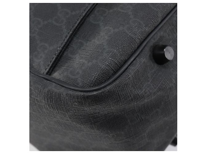 Borsa a mano GUCCI GG Supreme PVC 2way Nero 170058 Auth 204755A - vista 19