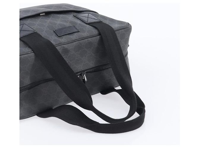 Borsa a mano GUCCI GG Supreme PVC 2way Nero 170058 Auth 204755A - vista 7