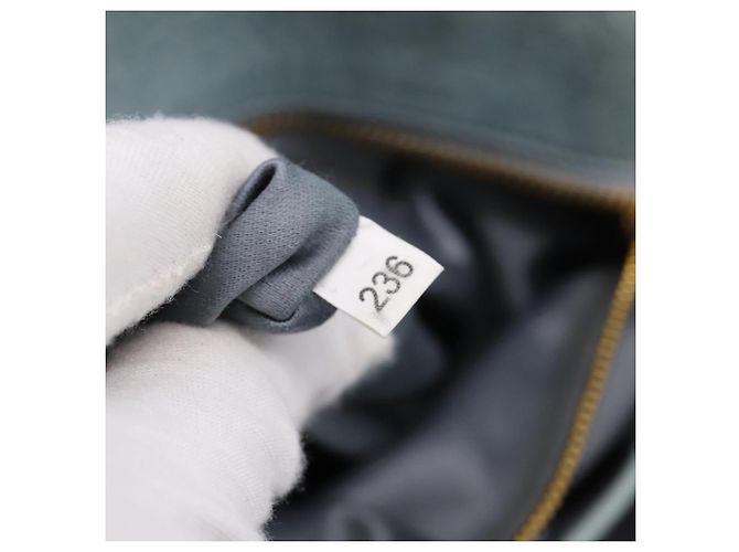 Borsa Miu Miu Matelassé in pelle 2way azzurro oro autentica 167740A D'oro Blu chiaro - vista 11