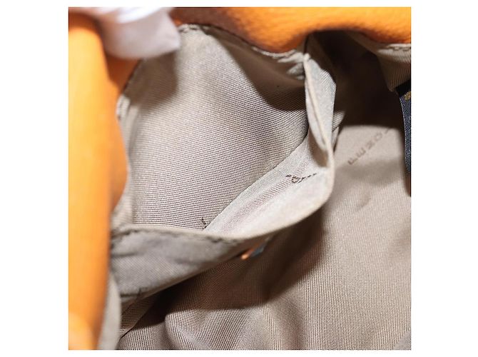 Bolsa de Ombro FENDI Mamma Baguette em Couro Marrom Prata Auth ep16384A - vista 25