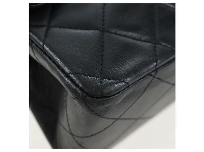 Borsa a tracolla CHANEL Chain Matelasse25 Lamb Skin Black Gold CC Auth BA16028SAV Nero D'oro - vista 15