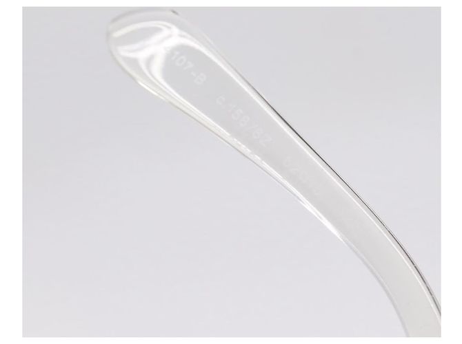 Occhiali da sole senza montatura CHANEL plastica Clear CC Auth 205500M - vista 11