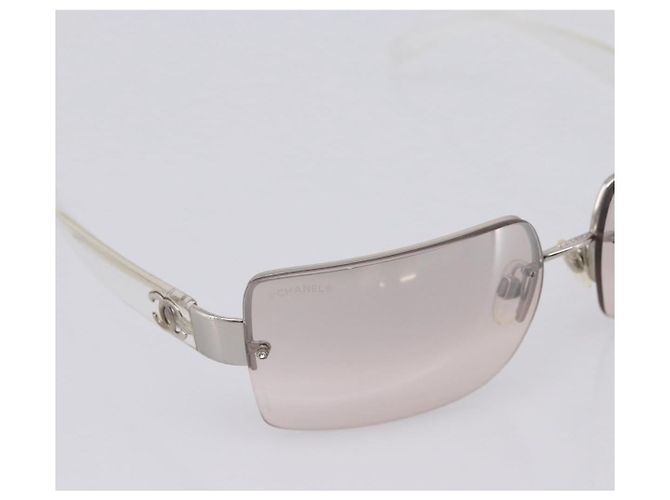Occhiali da sole senza montatura CHANEL plastica Clear CC Auth 205500M - vista 7
