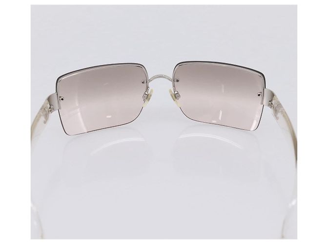 Occhiali da sole senza montatura CHANEL plastica Clear CC Auth 205500M - vista 9