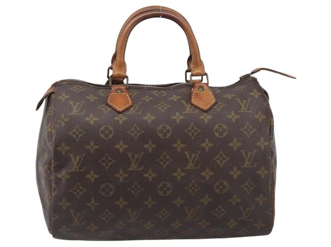 LOUIS VUITTON Monogram Speedy 30 Hand Bag M41526 LV Auth 207433 Monograma - vista 13