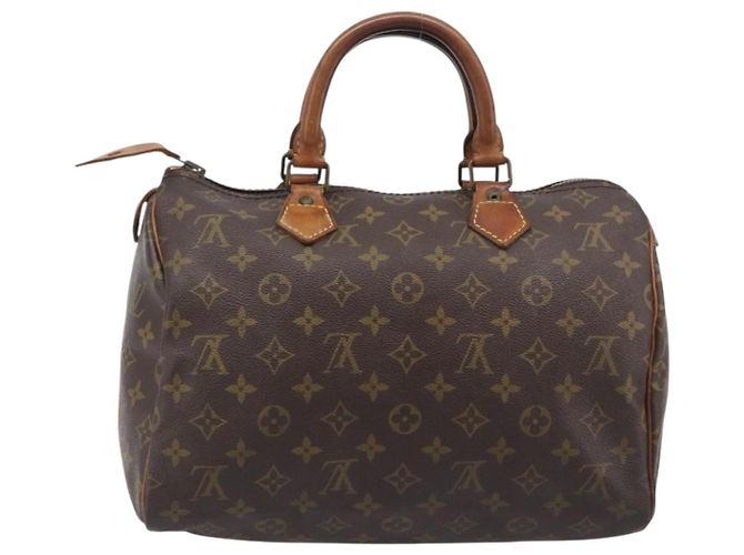 LOUIS VUITTON Monogram Speedy 30 Hand Bag M41526 LV Auth 207433 Monograma - vista 2