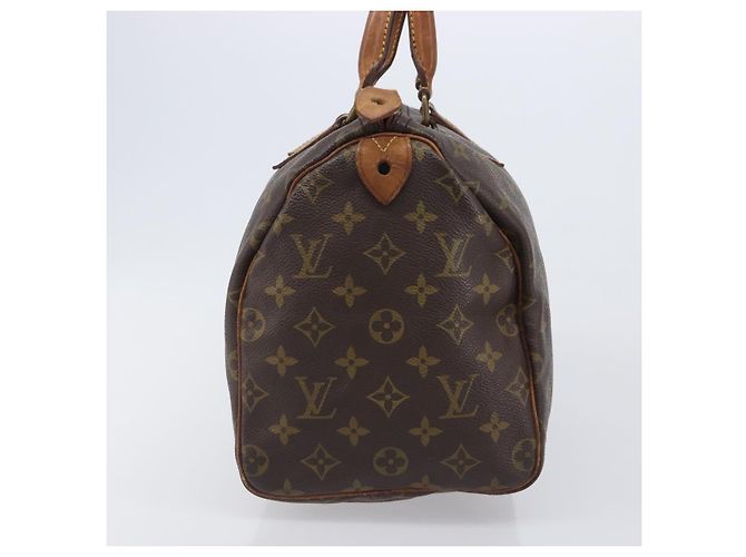 LOUIS VUITTON Monogram Speedy 30 Hand Bag M41526 LV Auth 207433 Monograma - vista 5