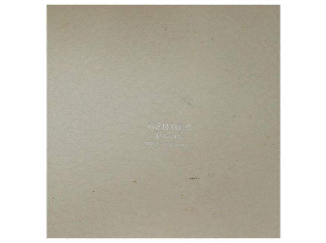 Hermès Borsa HERMES Picotan Lock PM Pelle Taurillon White Silver Auth 204895SAM Argento Bianco - vista 15
