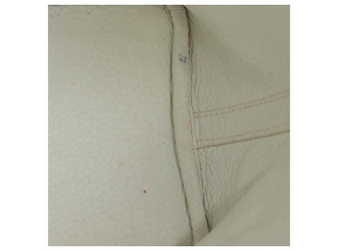 Hermès Borsa HERMES Picotan Lock PM Pelle Taurillon White Silver Auth 204895SAM Argento Bianco - vista 19