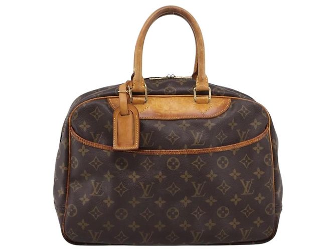 LOUIS VUITTON Monogram Deauville Hand Bag M47270 LV Auth 206683 - view 13