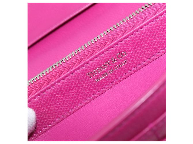 Tiffany & Co. Langbeutel aus Leder lila silber echt bs37503 - Ansicht 12