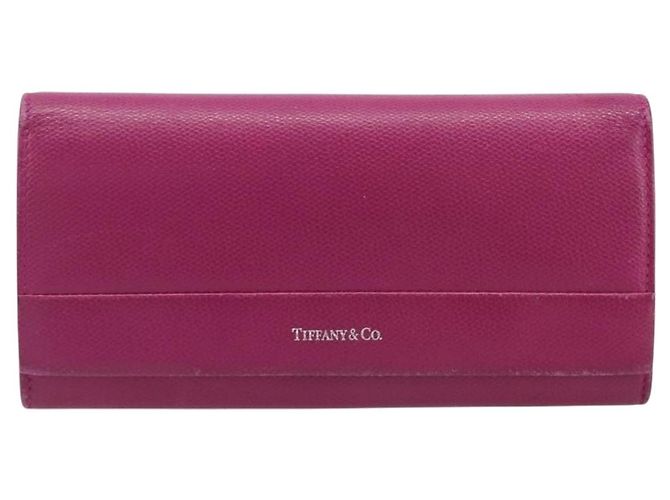 Tiffany & Co. Langbeutel aus Leder lila silber echt bs37503 - Ansicht 13