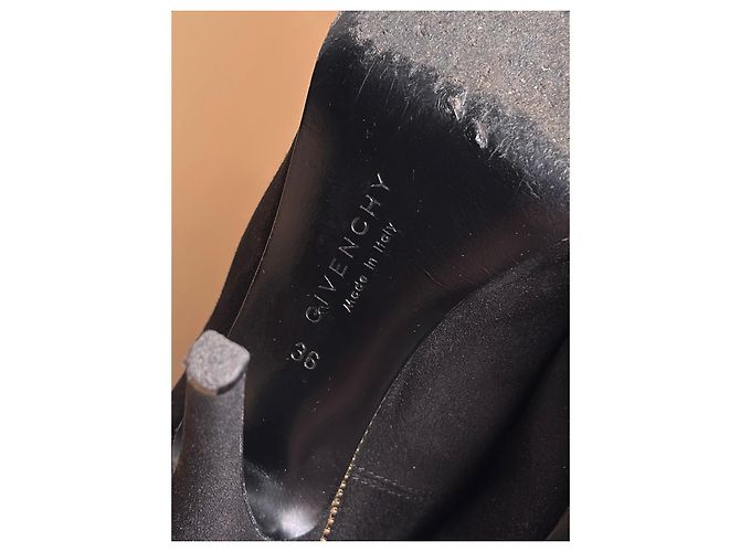 Givenchy Black Suede Over-the-Knee Boots - view 9