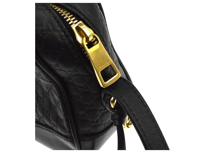 Gucci Bree Disco Microguccissima Leather Mini Nero - vista 5