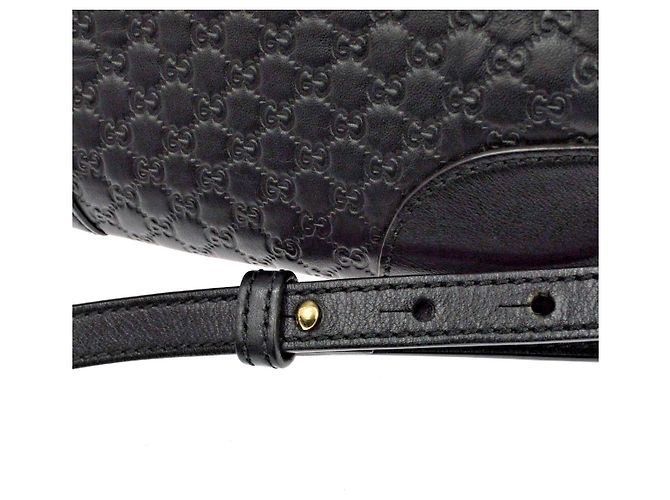 Gucci Bree Disco Microguccissima Leather Mini Nero - vista 6
