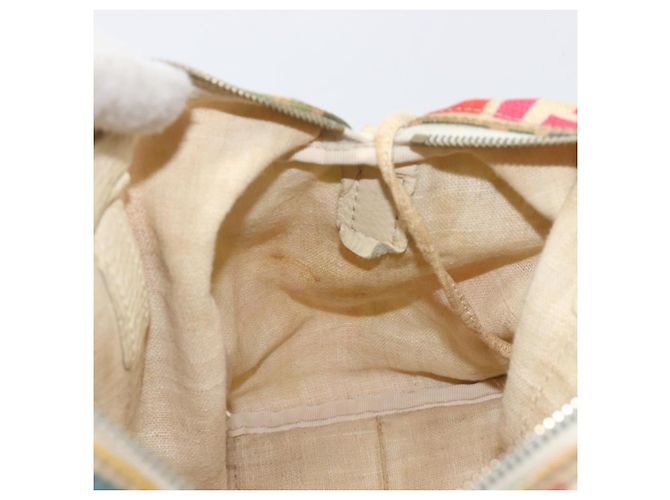 FENDI Zucca Canvas Handtasche 2way Multicolor Gold Auth 204048A Mehrfarben Golden - Ansicht 22