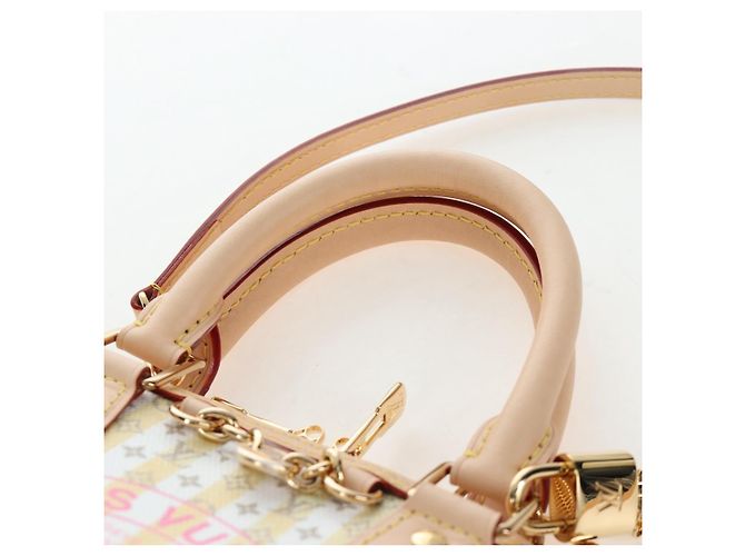 LOUIS VUITTON Monogram TRUNKS&BAGS Borsa Alma BB Banana M28672 LV Auth 206676SM Monogramma - vista 14