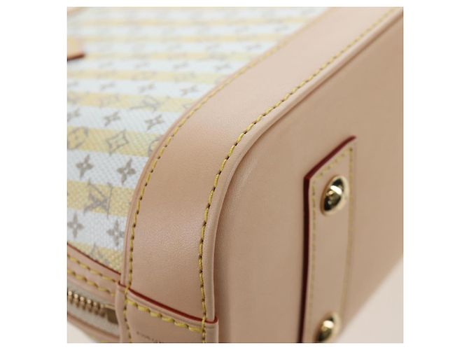 LOUIS VUITTON Monogram TRUNKS&BAGS Borsa Alma BB Banana M28672 LV Auth 206676SM Monogramma - vista 19