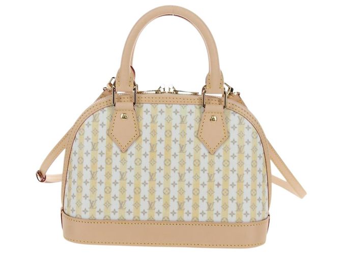 LOUIS VUITTON Monogram TRUNKS&BAGS Borsa Alma BB Banana M28672 LV Auth 206676SM Monogramma - vista 2