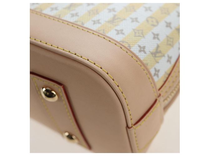 LOUIS VUITTON Monogram TRUNKS&BAGS Borsa Alma BB Banana M28672 LV Auth 206676SM Monogramma - vista 20