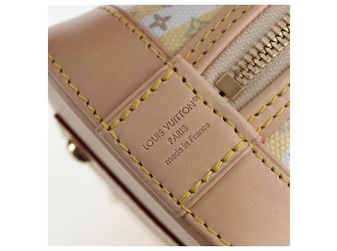 LOUIS VUITTON Monogram TRUNKS&BAGS Borsa Alma BB Banana M28672 LV Auth 206676SM Monogramma - vista 21