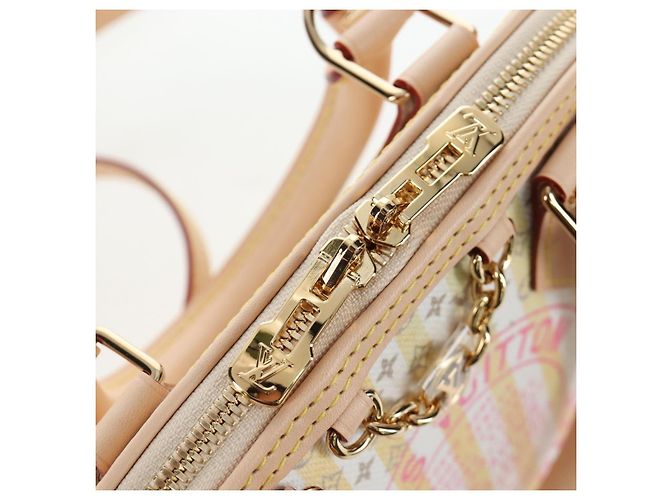 LOUIS VUITTON Monogram TRUNKS&BAGS Borsa Alma BB Banana M28672 LV Auth 206676SM Monogramma - vista 24