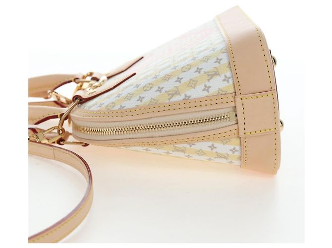 LOUIS VUITTON Monogram TRUNKS&BAGS Borsa Alma BB Banana M28672 LV Auth 206676SM Monogramma - vista 3