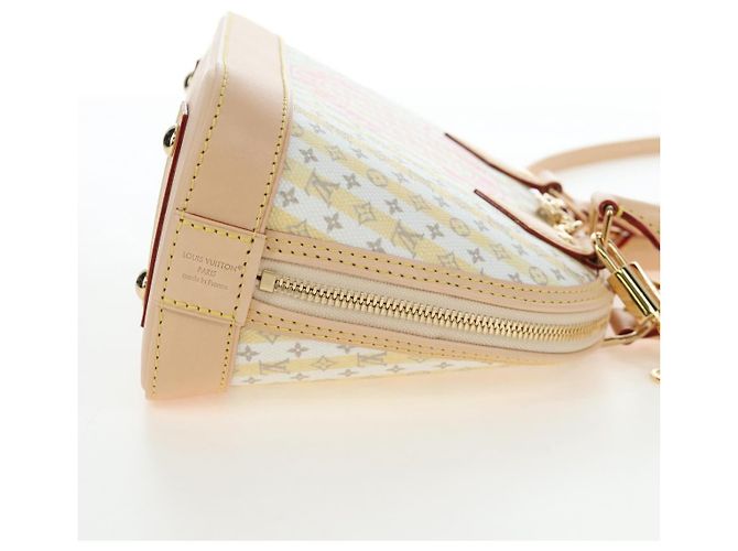 LOUIS VUITTON Monogram TRUNKS&BAGS Borsa Alma BB Banana M28672 LV Auth 206676SM Monogramma - vista 4