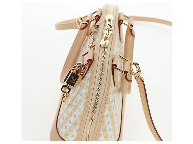 LOUIS VUITTON Monogram TRUNKS&BAGS Borsa Alma BB Banana M28672 LV Auth 206676SM Monogramma - vista 6