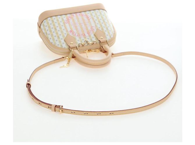 LOUIS VUITTON Monogram TRUNKS&BAGS Borsa Alma BB Banana M28672 LV Auth 206676SM Monogramma - vista 8