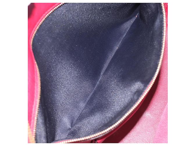 Borsa a mano LOEWE Amazona 36 in pelle rossa e oro autentica 206725A Rosso D'oro - vista 26