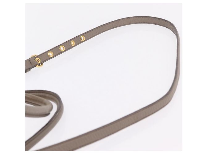 Borsa a mano Miu Miu in pelle 2way Beige tono oro Auth ka6438A - vista 16