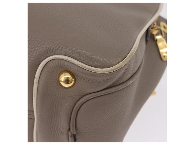 Borsa a mano Miu Miu in pelle 2way Beige tono oro Auth ka6438A - vista 23