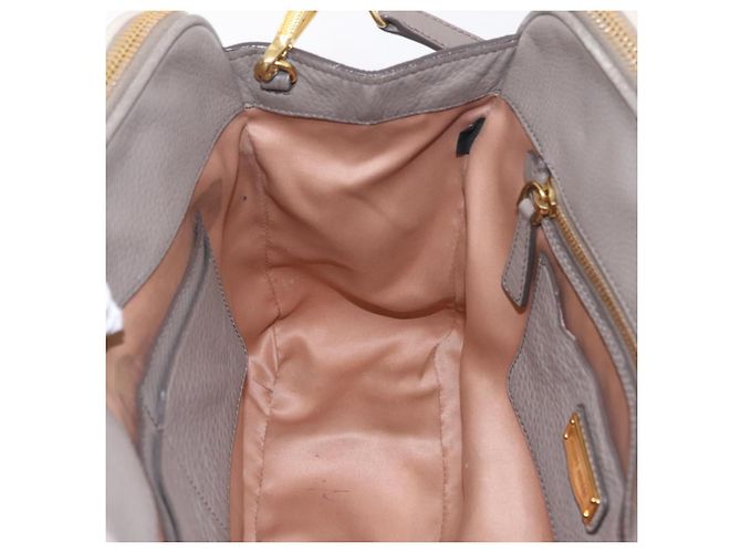 Borsa a mano Miu Miu in pelle 2way Beige tono oro Auth ka6438A - vista 27
