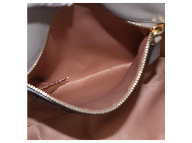 Borsa a mano Miu Miu in pelle 2way Beige tono oro Auth ka6438A - vista 29