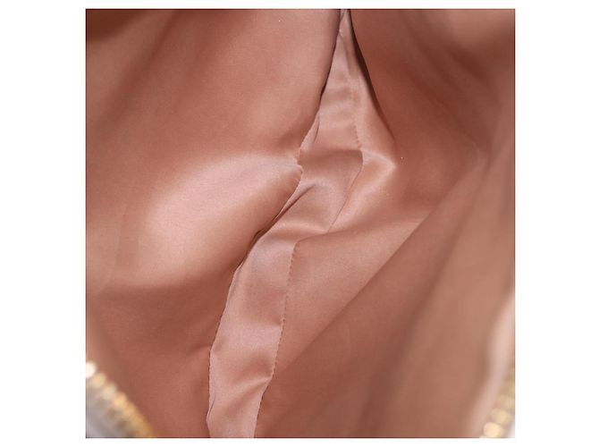 Borsa a mano Miu Miu in pelle 2way Beige tono oro Auth ka6438A - vista 32