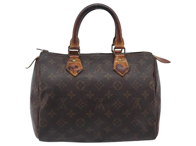 LOUIS VUITTON Monogram Speedy 25 Handtasche M41528 LV Auth 205276 Monogramm - Ansicht 2