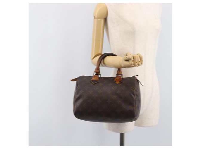 LOUIS VUITTON Monogram Speedy 25 Handtasche M41528 LV Auth 205276 Monogramm - Ansicht 25