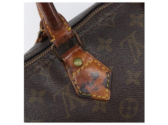LOUIS VUITTON Monogram Speedy 25 Handtasche M41528 LV Auth 205276 Monogramm - Ansicht 8
