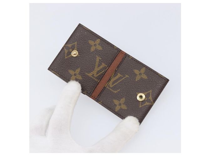 LOUIS VUITTON Monogram Porte Photo 2 Volle Photo Frame M58011 LV Auth 206364V Monogramme - vue 10